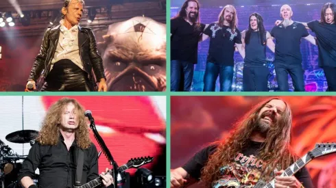 Iron Maiden, Megadeth, Dream Theather y Sepultura en sus últimas actuaciones en vivo, antes de la confirmación para Rock in Río 2021.