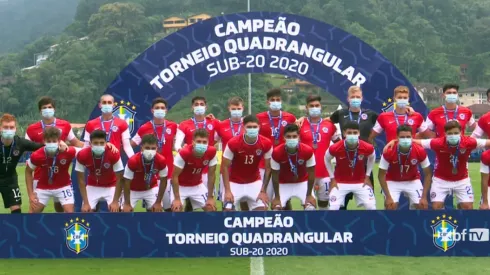 La selección chilena sub 20 empató contra Brasil y termina segunda e invicta en el cuadrangular.