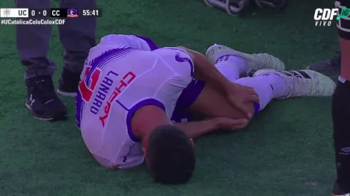 Lanaro se marchó a camarines con ayuda de Toselli, dejando en claro que no podía pisar.