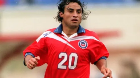Fabián Estay con la camiseta de la selección chilena