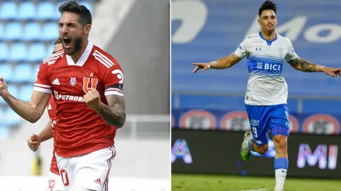 Joaquín Larrivey y Fernando Zampedri jugarán un partido aparte esta tarde en el Estadio Nacional, en una nueva versión del Clásico Universitario.