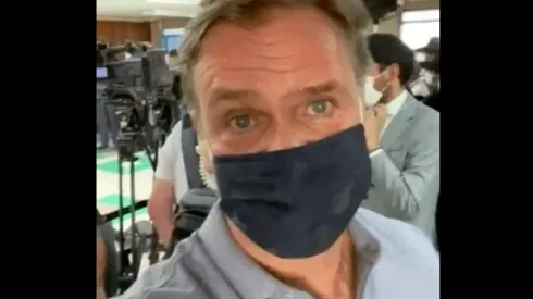 Amaro Gómez-Pablos en el video que posteriormente eliminó de su cuenta en Twitter.