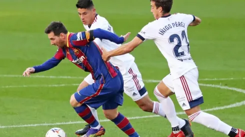 Lionel Messi se abre camino