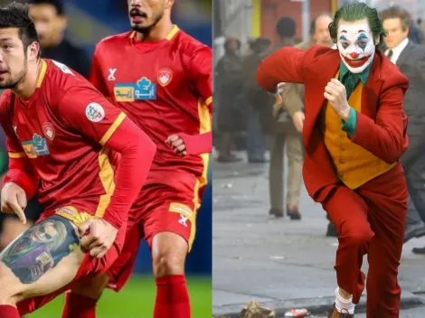 Ex Universidad de Chile se luce con gran tatuaje del "Joker"