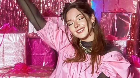 Kel Calderón en una de las sesiones para las marcas con que trabaja.