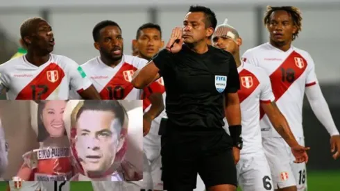 Julio Bascuñán en su criticado partido Perú-Brasil