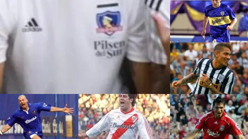 Varias camisetas con sponsor de cerveza