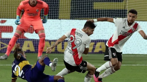 Díaz es fijo en el esquema defensivo de River