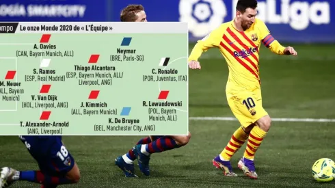 Lionel Messi ante el Huesca