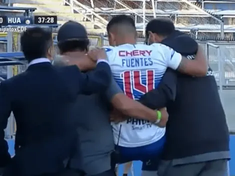 El gran gesto de Gustavo Florentín con Juan Fuentes tras su lesión