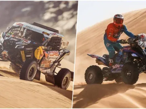 Chaleco López y Giovanni Enrico, líderes en el Dakar