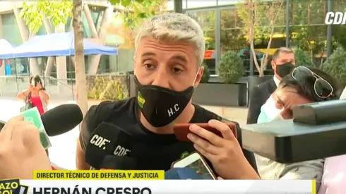 Hernán Crespo habló luego de permitirse la salida de Defensa y Justicia del país.