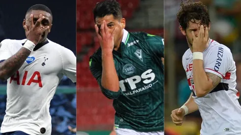 Steven Bergwijn, Enzo Gutiérrez y Alexandre Pato unidos por un mismo gesto, aunque las razones son distintas