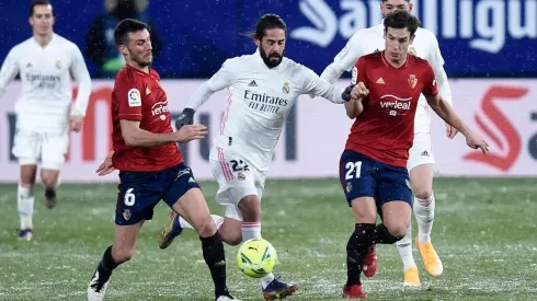 Las fuertes nevadas le amargaron el fin de semana al Real Madrid.