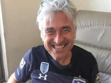 Jorge González se pone la camiseta de Colo Colo