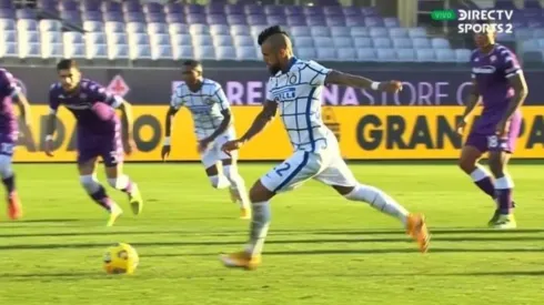 El King no falló y marcó el 1-0 para el Inter de penal.