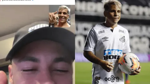 Yeferson Soteldo junto a Neymar en Instagram