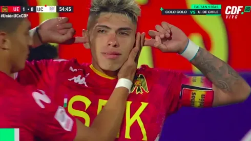 Carlos Palacios puso el 1-0 ante Universidad Católica.