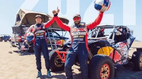 El piloto agradeció todo el apoyo recibido desde Chile.