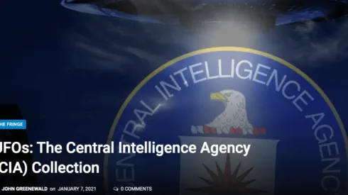 El sitio The Black Vault se esmeró en conseguir los documentos de la CIA sobre OVNIs y ahora son miles los archivos liberados al público.