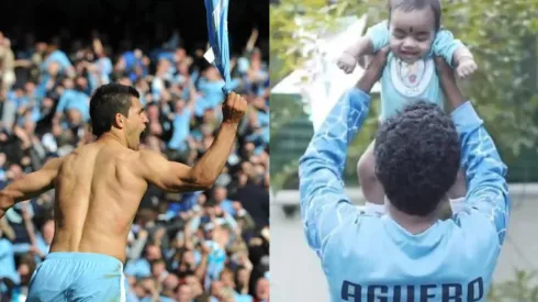 Sergio Agüero grita su gol icónico / Jony Jas Titán presenta al pequeño Agüero