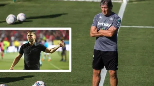 Chacho y Pellegrini coincidieron en River Plate, en 2003.