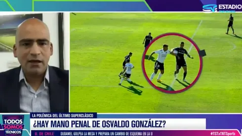 Jorge Osorio explica por qué no se cobra mano penal de Osvaldo González