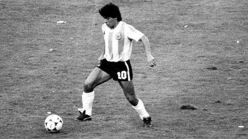 Diego Maradona en el Mundial de 1982
