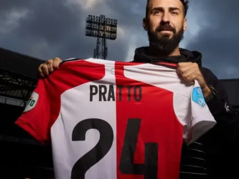 Van Persie a Pratto: "No tengo que enseñarte nada"