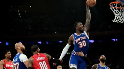 New York Knicks y Portland Trail Blazers cierran los partidos de este domingo en la NBA.