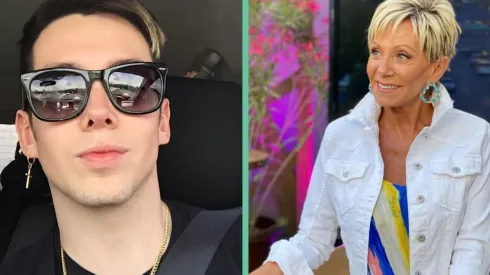 Nano Calderón junto a su madre Raquel Argandoña.