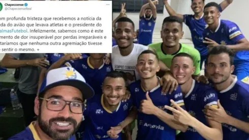 Chapecó envió fuerza a los afectados por el fatal accidente.