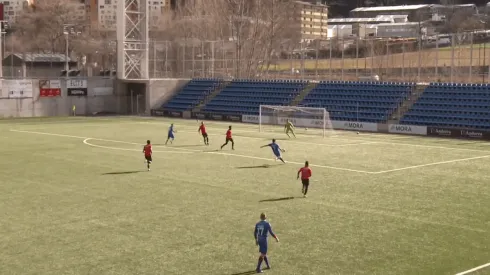El golazo de Jaime Grondona, su primero en Andorra.