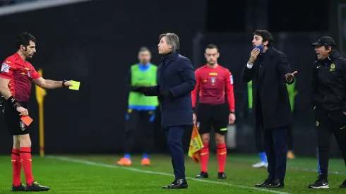 Conte discutió con el árbitro Maresca