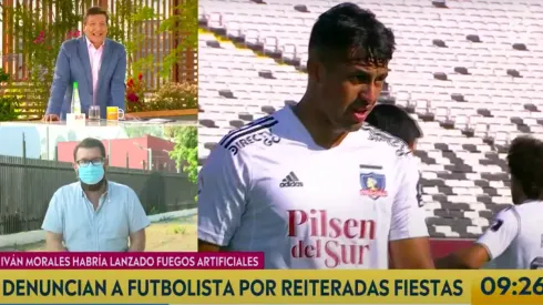 Julio César Rodríguez comentó con una sonrisa en su rostro las polémicas fiestas del jugador de Colo Colo, Iván Morales.