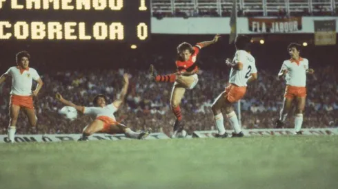 Zico fue la figura en la final de Copa Libertadores entre Flamengo y Cobreloa.