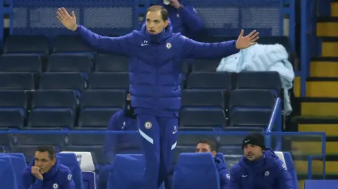 Thomas Tuchel en su primer partido con el Chelsea