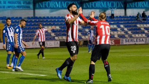 Athletic Club bajó al Alcoyano en la Copa del Rey.