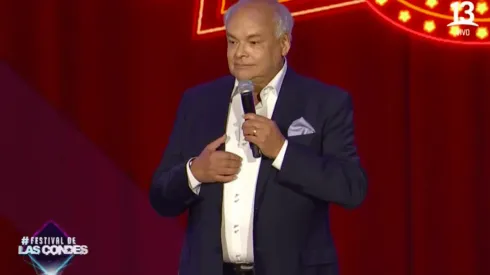 Álvaro Salas sobre el escenario del Festival de Las Condes.