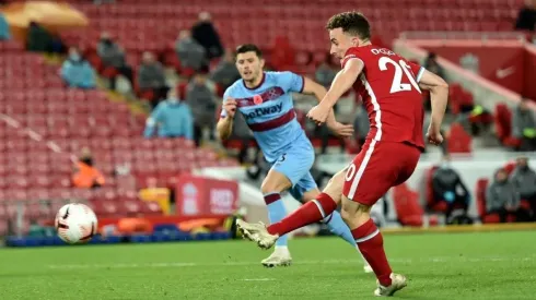 Diogo Jota le dio la victoria al Liverpool en la primera rueda del torneo.