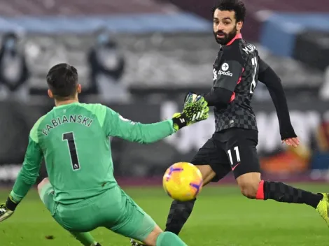 Doblete de Salah destraba a Liverpool frente West Ham