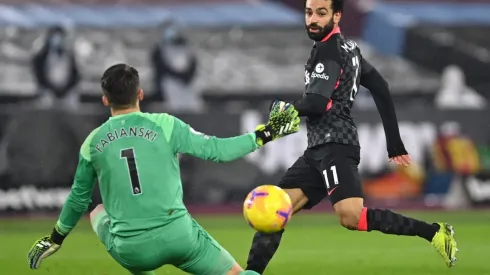 Mohamed Salah se lució con un doblete ante West Ham.