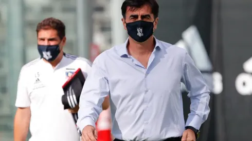 Gustavo Quinteros en el partido frente a La Calera