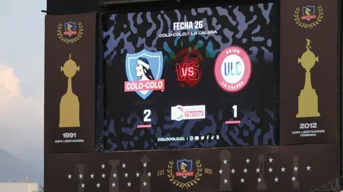 El nuevo marcador del Monumental de Colo Colo.