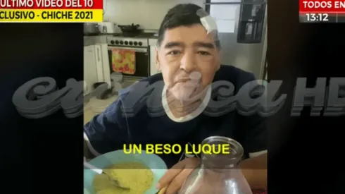 Una de las últimas imágenes del Diego