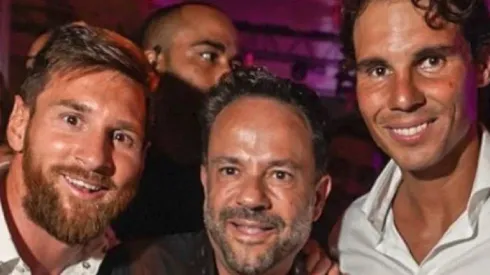 Lionel Messi junto a Rafael Nadal en Ibiza