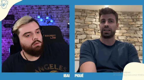 Ibai Llanos y Sergio Ramos conversan en Twitch.
