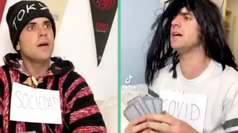 Jorge Amor investido como la "Sociedad" y la "Covid" en el hilarante resumen de la pandemia en 27 segundos.