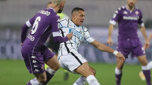 Alexis jugó un buen partido ante Fiorentina