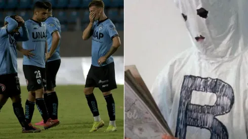 El Fantasma de la B que Arica le dedicó a Iquique con "instrucciones".